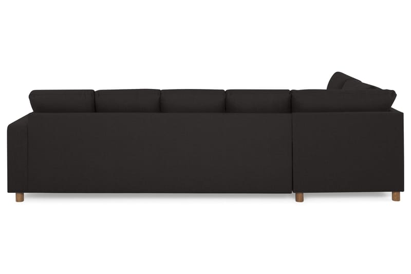 Crazy 5-personers Venstrevendt U-formet Sofa med Chaiselong i Stof - Antracit - Møbler - Sofaer - U Sofa