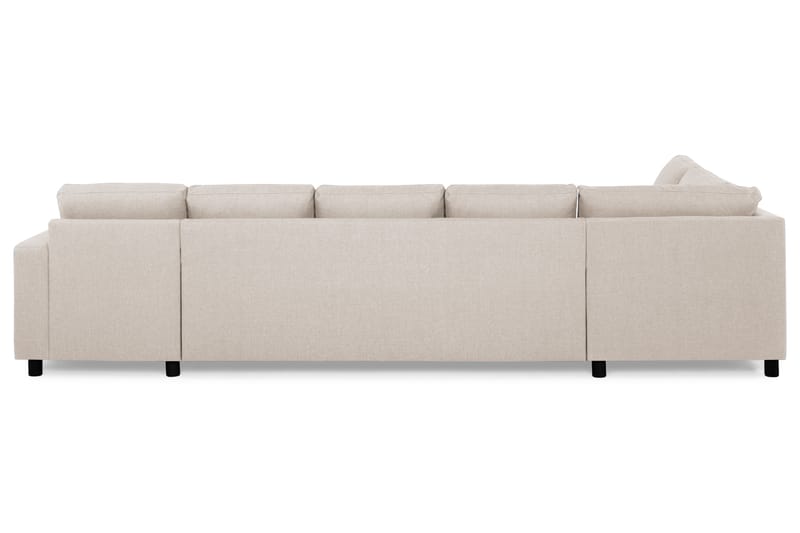 Crazy 5-personers Venstrevendt U-formet X-Large Sofa med Chaiselong i Stof - Beige - Møbler - Sofaer - U Sofa