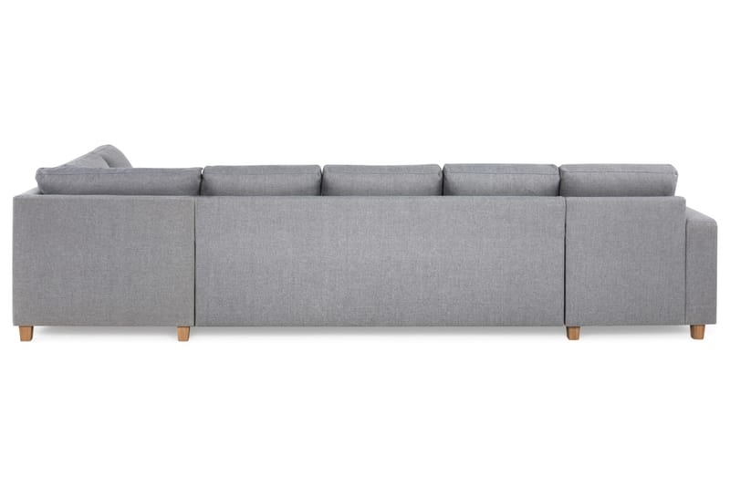 Crazy 5-personers Højrevendt U-formet X-Large Sofa med Chaiselong i Stof - Grå - Møbler - Sofaer - U Sofa