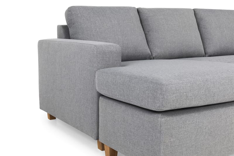 Crazy 5-personers Højrevendt U-formet X-Large Sofa med Chaiselong i Stof - Grå - Møbler - Sofaer - U Sofa