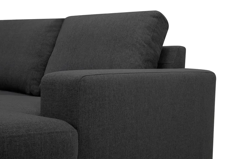 Crazy 5-personers Venstrevendt U-formet Sofa med Chaiselong i Stof - Mørkegrå - Møbler - Sofaer - U Sofa