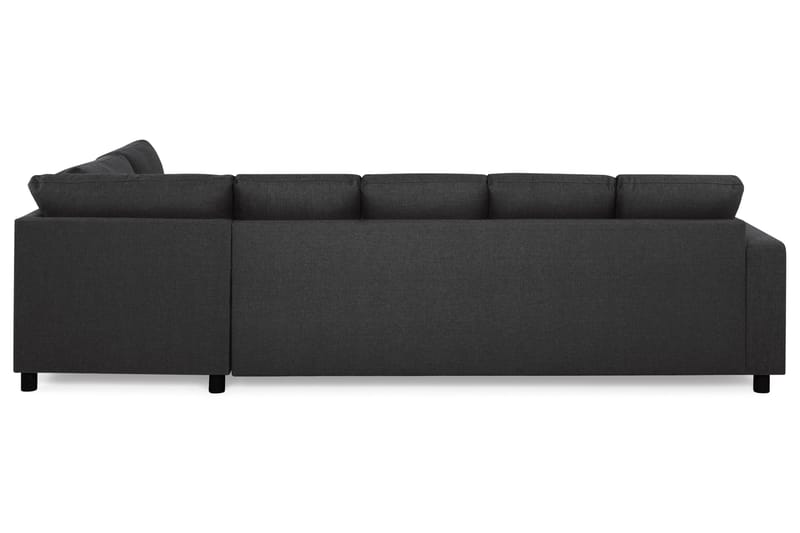 Crazy 5-personers Højrevendt U-formet X-Large Sofa med Chaiselong i Stof - Antracit - Møbler - Sofaer - U Sofa