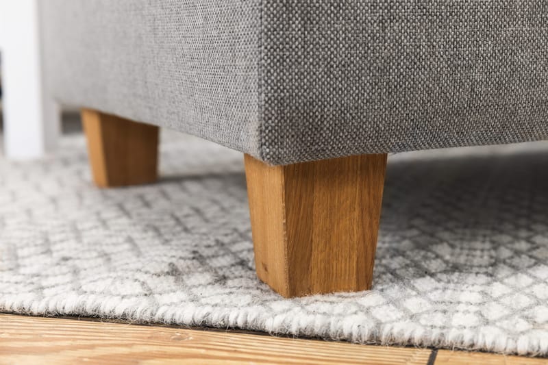 Crazy 5-personers Venstrevendt U-formet X-Large Sofa med Chaiselong i Stof - Grå - Møbler - Sofaer - U Sofa