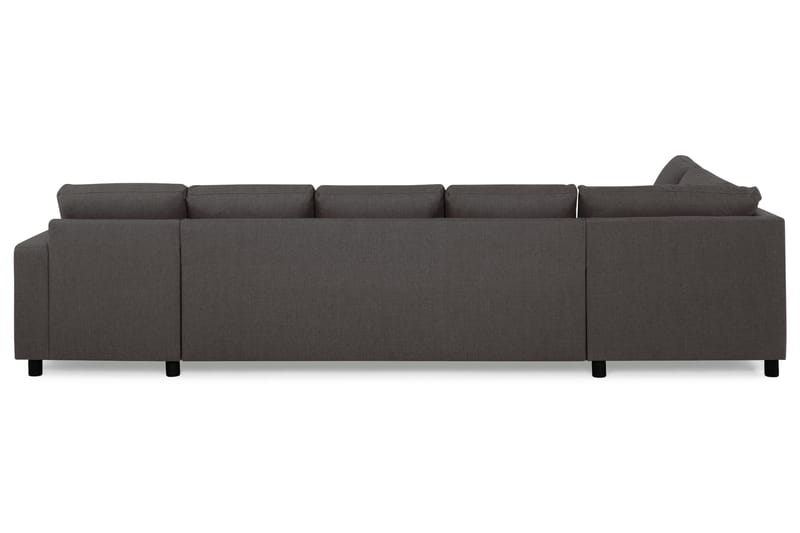 Crazy 5-personers Venstrevendt U-formet X-Large Sofa med Chaiselong i Stof - Mørkegrå - Møbler - Sofaer - U Sofa