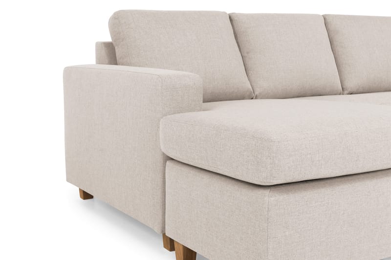 Crazy 5-personers Højrevendt U-formet X-Large Sofa med Chaiselong i Stof - Beige - Møbler - Sofaer - U Sofa