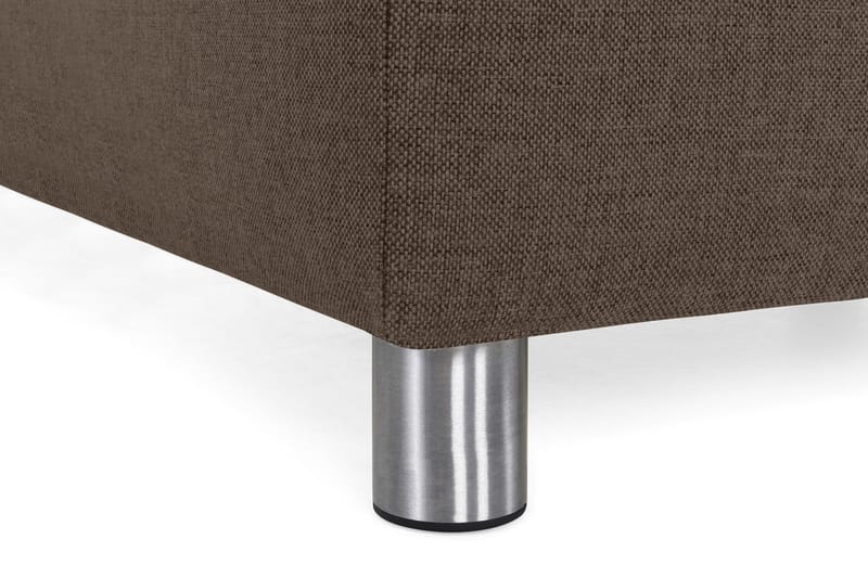 Crazy 5-personers Venstrevendt U-formet Sofa med Chaiselong i Stof - Brun - Møbler - Sofaer - U Sofa