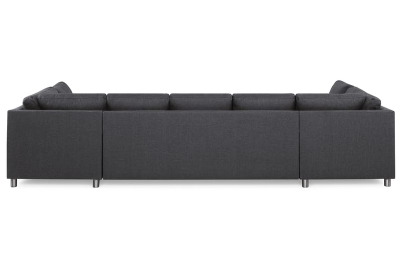 Crazy 5-personers U-formet Sofa med dobbeltchaiselong i Stof - Mørkegrå - Møbler - Sofaer - U Sofa