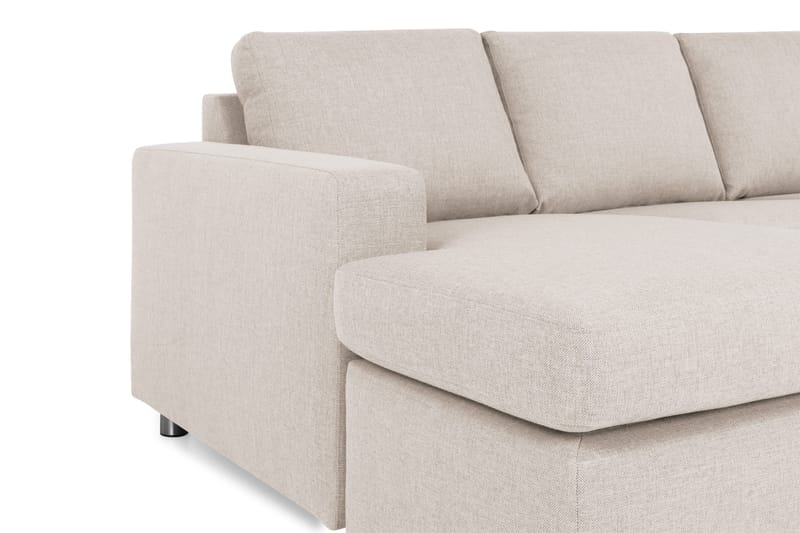 Crazy 5-personers Højrevendt U-formet X-Large Sofa med Chaiselong i Stof - Beige - Møbler - Sofaer - U Sofa