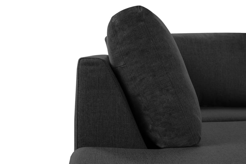 Crazy 5-personers Venstrevendt U-formet X-Large Sofa med Chaiselong i Stof - Antracit - Møbler - Sofaer - U Sofa
