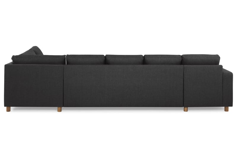 Crazy 5-personers Højrevendt U-formet X-Large Sofa med Chaiselong i Stof - Antracit - Møbler - Sofaer - U Sofa