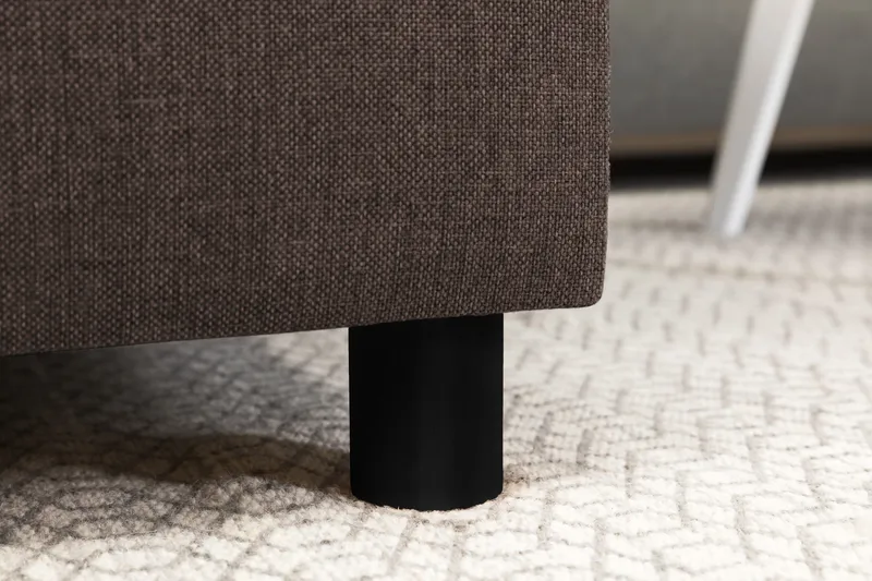 Crazy 5-personers Højrevendt U-formet X-Large Sofa med Chaiselong i Stof - Brun - Møbler - Sofaer - U Sofa