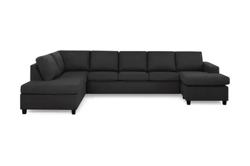Crazy 5-personers Venstrevendt U-formet X-Large Sofa med Chaiselong i Stof
