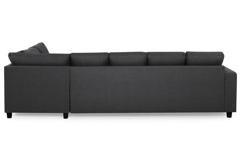 Crazy 5-personers Højrevendt U-formet X-Large Sofa med Chaiselong i Stof - Mørkegrå - Møbler - Sofaer - U Sofa