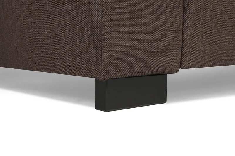 Crazy 5-personers Venstrevendt U-formet Sofa med Chaiselong i Stof - Brun - Møbler - Sofaer - U Sofa