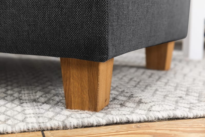 Crazy 5-personers U-formet Sofa med dobbeltchaiselong i Stof - Mørkegrå - Møbler - Sofaer - U Sofa