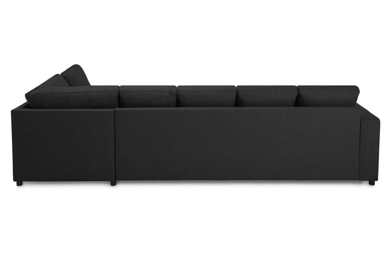 Crazy 5-personers Højrevendt U-formet X-Large Sofa med Chaiselong i Stof - Antracit - Møbler - Sofaer - U Sofa