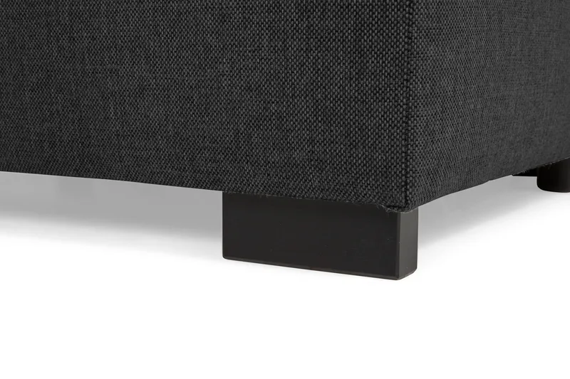 Crazy 5-personers Venstrevendt U-formet X-Large Sofa med Divan og Chaiselong i Stof inkl. Kuvertpuder - Mørkegrå - Møbler - Sofaer - U Sofa