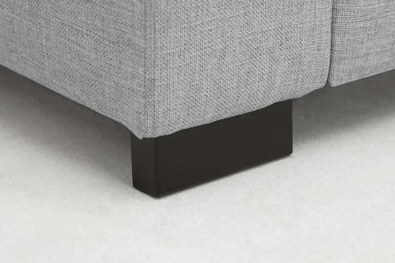 Crazy 5-personers Venstrevendt U-formet Sofa med Chaiselong i Stof - Grå - Møbler - Sofaer - U Sofa