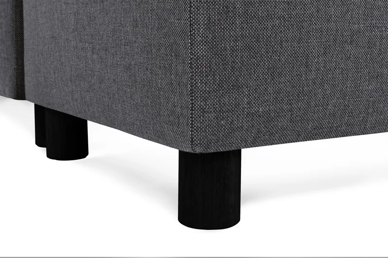 Crazy 5-personers Højrevendt U-formet X-Large Sofa med Chaiselong i Stof - Mørkegrå - Møbler - Sofaer - U Sofa