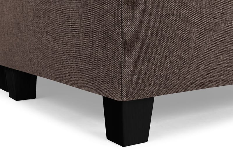 Crazy 5-personers Højrevendt U-formet X-Large Sofa med Chaiselong i Stof - Brun - Møbler - Sofaer - U Sofa