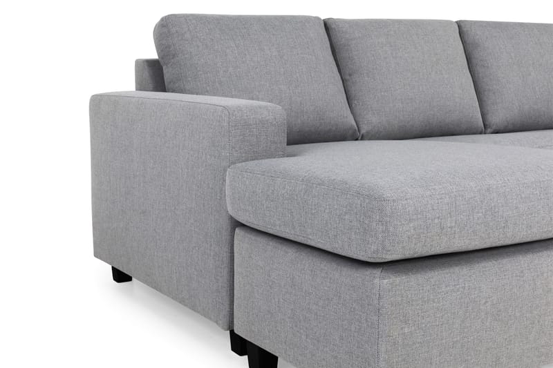 Crazy 5-personers Højrevendt U-formet X-Large Sofa med Chaiselong i Stof - Grå - Møbler - Sofaer - U Sofa