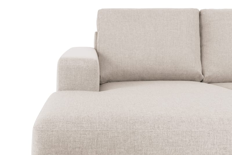 Crazy 5-personers Højrevendt U-formet X-Large Sofa med Chaiselong i Stof - Beige - Møbler - Sofaer - U Sofa