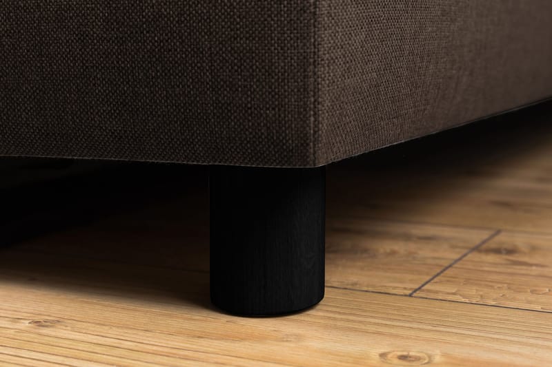 Crazy 5-personers Venstrevendt U-formet Sofa med Chaiselong i Stof - Brun - Møbler - Sofaer - U Sofa