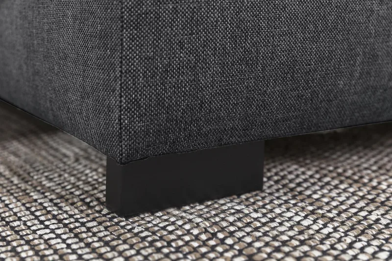 Crazy 5-personers U-formet Sofa med dobbeltchaiselong i Stof - Mørkegrå - Møbler - Sofaer - U Sofa