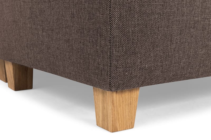 Crazy 5-personers Højrevendt U-formet X-Large Sofa med Chaiselong i Stof - Brun - Møbler - Sofaer - U Sofa