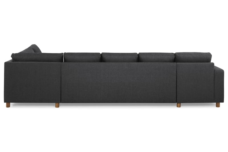 Crazy 5-personers Højrevendt U-formet X-Large Sofa med Chaiselong i Stof - Mørkegrå - Møbler - Sofaer - U Sofa