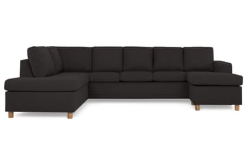 Crazy 5-personers Venstrevendt U-formet Sofa med Chaiselong i Stof