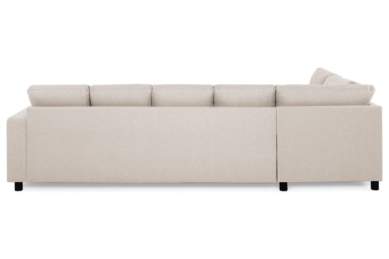 Crazy 5-personers Venstrevendt U-formet Sofa med Chaiselong i Stof - Beige - Møbler - Sofaer - U Sofa