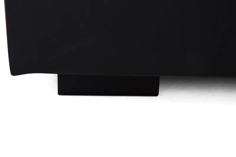 Crazy 5-personers U-formet Sofa med dobbeltchaiselong i Kunstlæder - Sort - Møbler - Sofaer - U Sofa