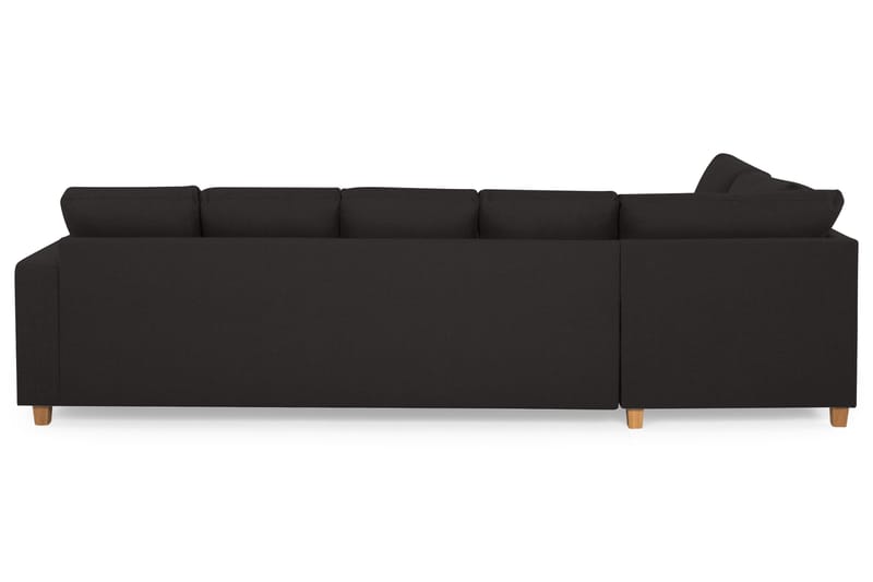 Crazy 5-personers Venstrevendt U-formet Sofa med Chaiselong i Stof - Antracit - Møbler - Sofaer - U Sofa