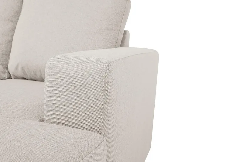 Crazy 5-personers Venstrevendt U-formet Sofa med Chaiselong i Stof - Beige - Møbler - Sofaer - U Sofa