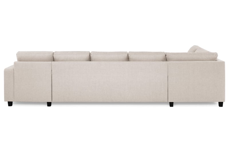 Crazy 5-personers Venstrevendt U-formet X-Large Sofa med Chaiselong i Stof - Beige - Møbler - Sofaer - U Sofa