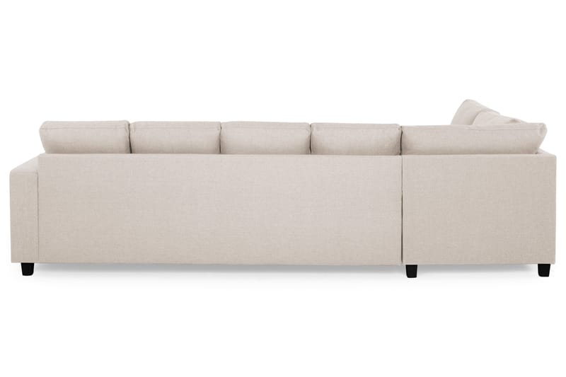 Crazy 5-personers Venstrevendt U-formet Sofa med Chaiselong i Stof - Beige - Møbler - Sofaer - U Sofa