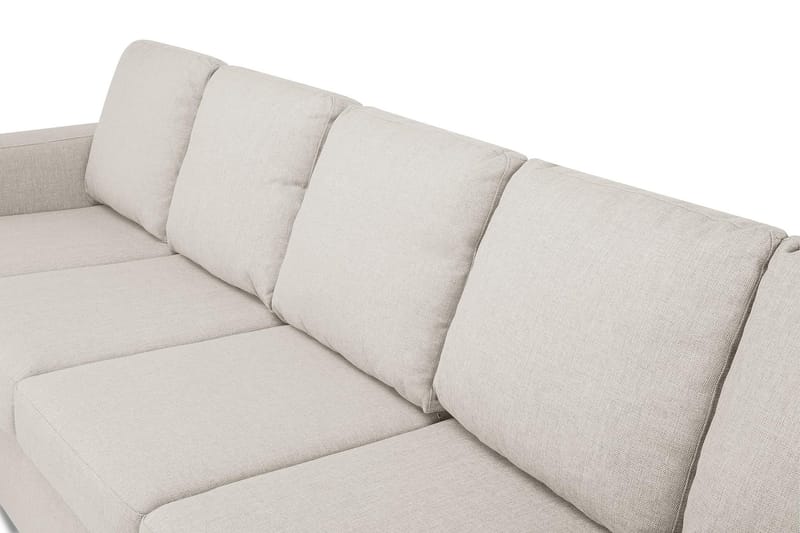 Crazy 5-personers Højrevendt U-formet X-Large Sofa med Chaiselong i Stof - Beige - Møbler - Sofaer - U Sofa