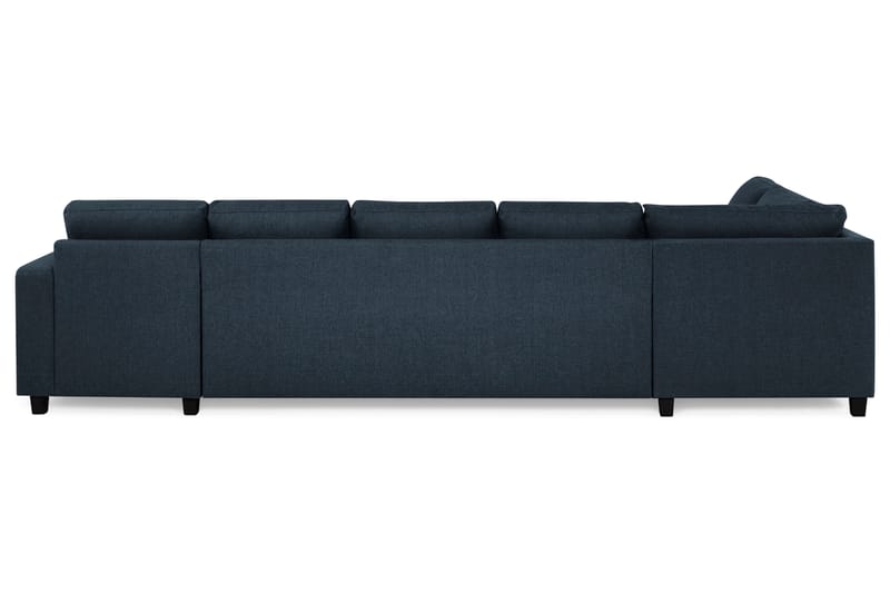Crazy 5-personers Venstrevendt U-formet X-Large Sofa med Chaiselong i Stof - Blå - Møbler - Sofaer - U Sofa