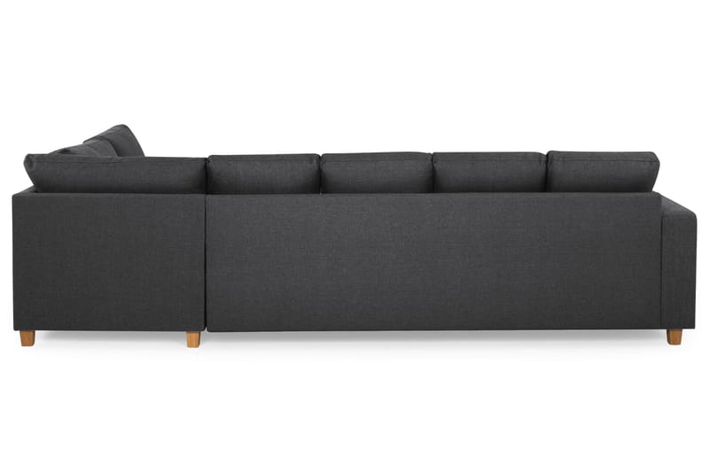 Crazy 5-personers Højrevendt U-formet X-Large Sofa med Chaiselong i Stof - Mørkegrå - Møbler - Sofaer - U Sofa
