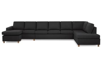 Crazy 6-personers Højrevendt U-formet XX-Large Sofa med Chaiselong i Stof