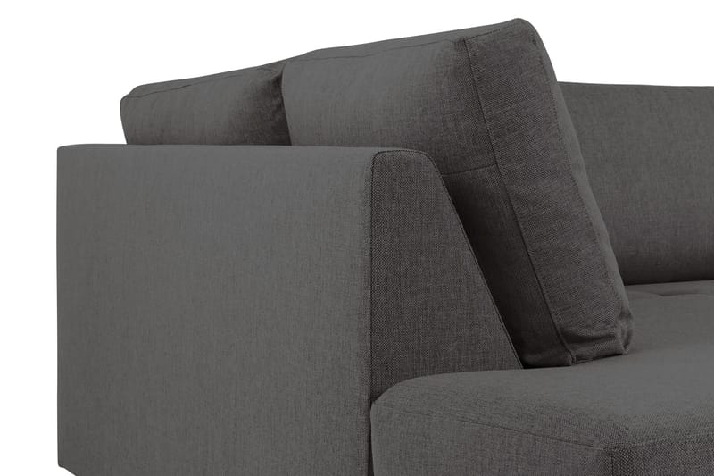 Crazy 6-personers Venstrevendt U-formet XX-Large Sofa med Divan og Chaiselong i Stof - Mørkegrå - Møbler - Sofaer - U Sofa