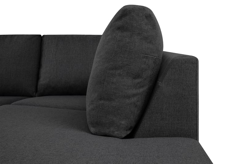 Crazy 6-personers Højrevendt U-formet XX-Large Sofa med Chaiselong i Stof - Mørkegrå - Møbler - Sofaer - U Sofa