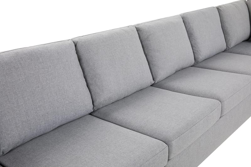 Crazy 6-personers Højrevendt U-formet XX-Large Sofa med Chaiselong i Stof - Grå - Møbler - Sofaer - U Sofa