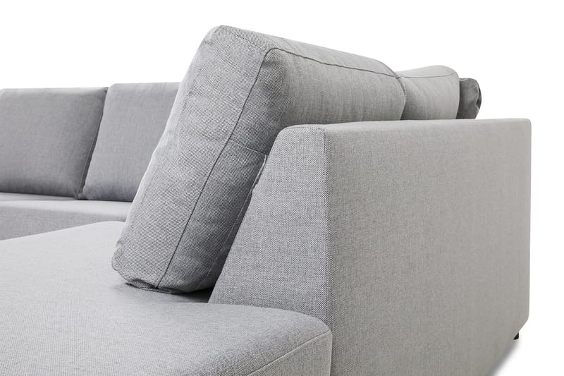 Crazy 6-personers Højrevendt U-formet XX-Large Sofa med Chaiselong i Stof - Grå - Møbler - Sofaer - U Sofa