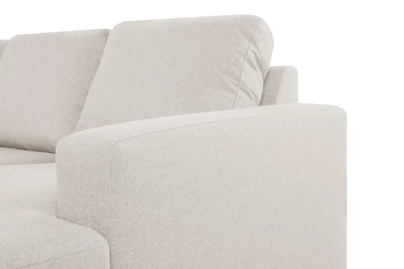 Crazy 6-personers Venstrevendt U-formet XX-Large Sofa med Divan og Chaiselong i Stof - Beige - Møbler - Sofaer - U Sofa