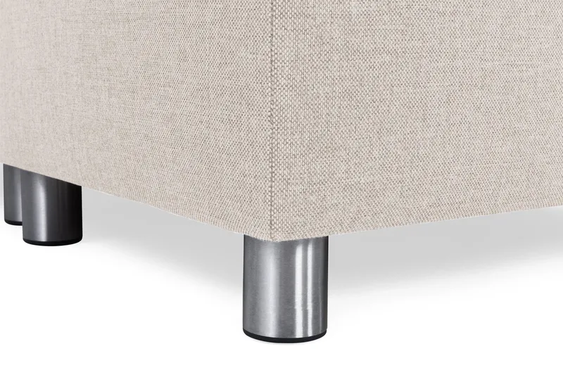 Crazy 6-personers Venstrevendt U-formet XX-Large Sofa med Divan og Chaiselong i Stof - Beige - Møbler - Sofaer - U Sofa