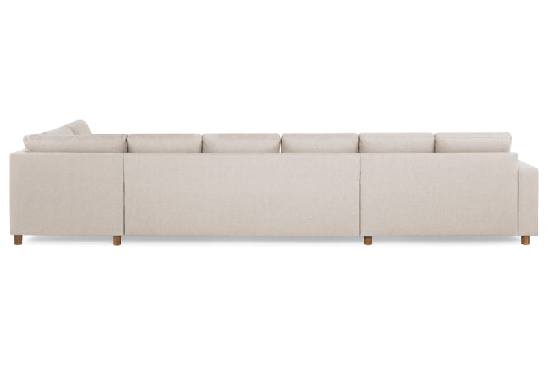 Crazy 6-personers Højrevendt U-formet XX-Large Sofa med Chaiselong i Stof - Beige - Møbler - Sofaer - U Sofa