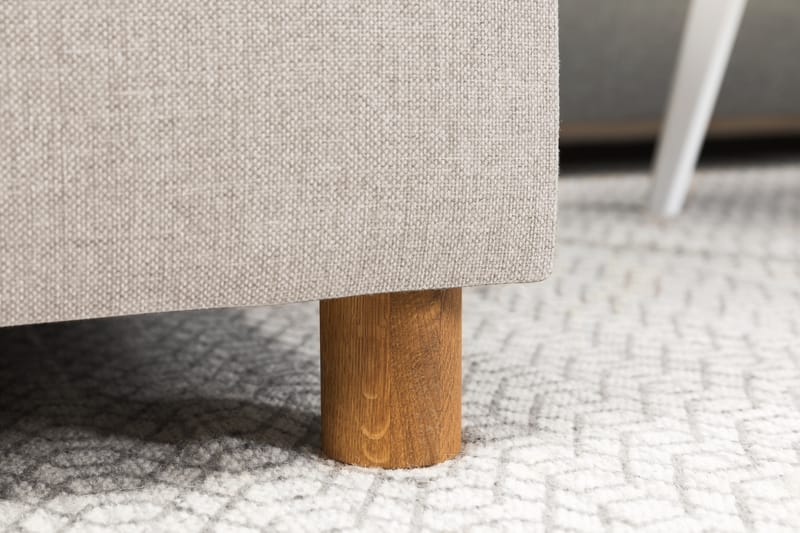 Crazy 6-personers Højrevendt U-formet XX-Large Sofa med Chaiselong i Stof - Beige - Møbler - Sofaer - U Sofa