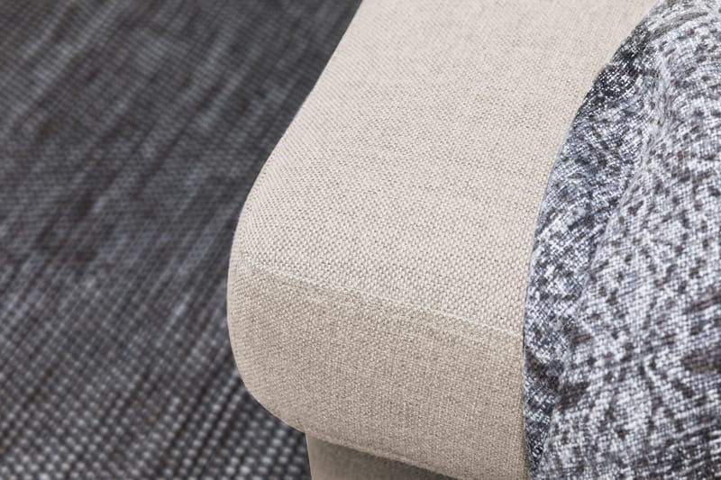 Crazy 6-personers Højrevendt U-formet XX-Large Sofa med Chaiselong i Stof - Beige - Møbler - Sofaer - U Sofa